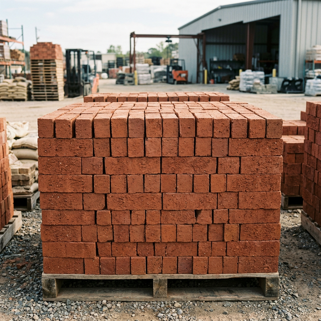 Traditional Red Clay Bricks